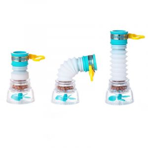 (Bleu) Filtre De Robinet Rotatif À 360 Degrés, Robinet Économiseur D'eau, Dispositif Économiseur D'eau Et Anti-Éclaboussures Pour Cuisine Et Salle De Bain - Neuf