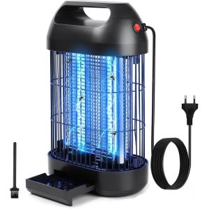 Lampe Anti Moustique Interieur, Tue Mouche Moustique Électrique Ultraviolet 14W, Piege Mouches Moustiques Lumière Grill Insects Efficace Portée 60M² Pour Maison Chambre Cuisine Salon - Neuf