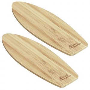 Bambou Planche De Surf Planche À Découper Set De 23 X 7,5 Pouces De Miel Conception De Bande De 2-Pack - Neuf