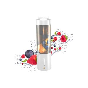 Blender portable pour milkshakes et smoothies avec 6 lames et brosse de nettoyage - Blanc - Neuf