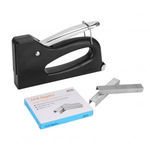 Pistolet agrafeur manuel pour cadre de planche de bois, pistolet agrafeur pour cadre de peinture a l'huile avec arrache-agrafes - Neuf