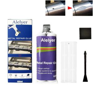 CHECARZHN--NO1-Colle De Réparation Tout U ,Metal Mending Agent,Colle Ab Haut Température,Metal Repair Glue Pour Réservoirs De Carburant,Résistance À La Chaleur Soudure À Froid Pâte De Réparation - Neuf