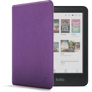 GUOP-Étui Pour Kobo Clara Colour Et Kobo Clara Bw (Modèle: 2024) - Mince Et Léger,Fonction Automatique Veille/Réveil Intelligente Étui,Coque (Housse) De Protection - Violet - Neuf