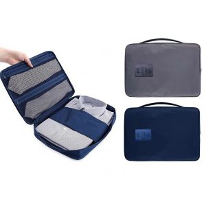 Lot de 2 sacs de rangement de voyage pour chemises et cravates - Neuf