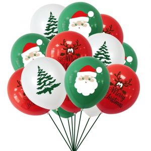 30 Pack Joyeux No&euml;l Latex Ballons - Ballons De Baudruche - Partie B - Neuf