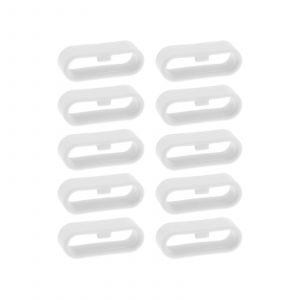 12pcs Caoutchouc Remplacement Bracelet De Montre Boucles Boucles, Support De Bracelet De Montre En Silicone, Gardien De Bracelet De Montre, 22mm - Neuf