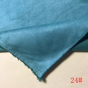 Tissu En Daim De Cryptage Polyester,Housse De Canapé En Peau De Daim Cinq Satinées,Housse De Siège De Voiture,Rideau À Rabat En Fourrure,Tissu À Coudre Pour Vêt - Type [Lake Green-24]-100cm X 150cm - Neuf