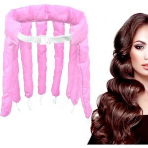 Bigoudis Doux Sans Chaleur Pour La Nuit ¿ Rouleaux À Cheveux (Rose) - Neuf