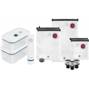 Kit de d&eacute;marrage de Mise sous Vide Fresh & Save, en Plastique, 11 unit&eacute;s, La Mer - Neuf
