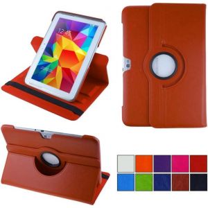 2.0 Etui pour Samsung Galaxy Note 10.1 GT-N8000 GT-N8010 GT-N8020 Coque de Protection Rotation 360&iexcl;&atilde; Smart Housse Cover Case Stand - Orange - Neuf