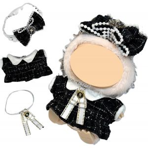 V&ecirc;tements de poup&eacute;ePeluche pour La boubouTenue Styl&eacute;eV&ecirc;tements de poup&eacute;e en PelucheS'applique &agrave; 17 cm Plush Doll - Neuf