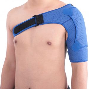 &Eacute;pauli&egrave;re Respirant De L'&eacute;paule &Agrave; Manches Envelopper Petit Bleu Pour Le Traitement Et La Pr&eacute;vention Des Blessures &Agrave; L'&eacute;paule - Neuf