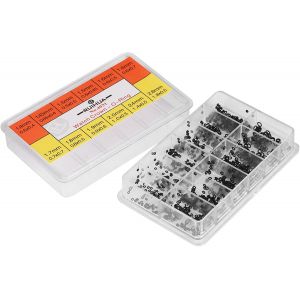 Kalanka-Joints Toriques,Joint Torique Caoutchouc, Kit De Joints De Rechange Pour Montres, Montre Joint,Kit Montre, Joint Pour Montre, 12 Tailles, Joint Torique De Montre, Ensemble De Rondelles En Cao - Neuf