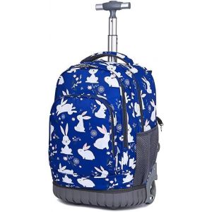 CHECARZHN--NO1-Cartable A Roulette Fille Garçon - Sacs À Dos Trolley Bag Pour Filles Garçons, Sacs D'École Primaire Sac À Dos À Roulettes Pour Collégiens Et Lycéens - Neuf