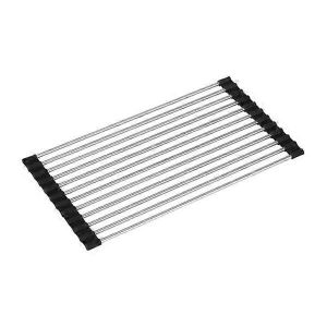 Égouttoir À Vaisselle Enroulable En Acier Inoxydable - Panier De Vidange Pliable En Acier Inoxydable De 45 X 23 Cm,Évier De Cuisine,Égouttoir,Égouttoir D'égouttage - Neuf