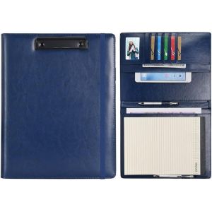 TIANYI-Porte Formulaires Documents Conférencier Portfolio Porte Bloc Range Documents, Trieur Organiseur Portfolio Planchettes Porte-formulaires pour Bureau Voyage école (A4,Bleu) - Neuf