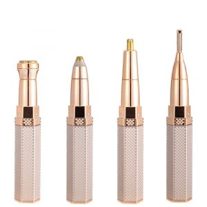 Rasoir &Eacute;lectrique Portable 4 En 1 Pour Femmes - Tondeuse &Agrave; Sourcils, Poils Du Visage Et Du Corps Avec T&ecirc;tes Lavables - Neuf
