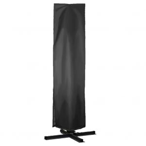 Housse De Parapluie Noire En Tissu Oxford 210d, Impermeable, Anti-Uv, Anti-Poussiere, Pour Usage Exterieur (240 X 57 X 57 Cm) - Neuf