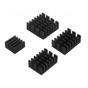 Dissipateur thermique de chipset Mute Dissipation thermique rapide Mini Banana Pi M5 Aluminium Puce CPU Pad thermique pour équipement électronique - Neuf