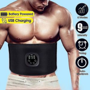 Abdomen &Eacute;lectrique Ceinture Amincissante Abdominale Corps Ceinture Stimulateur Musculaire Fitness Combustion Des Graisses - Neuf