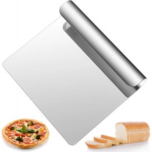 Kalanka-Ramasse L&eacute;gumes Cuisine, Grattoir &Agrave; P&acirc;tes En Acier Inoxydable 304 304, Raclette En Acier Inox 304, Coupe Pate Boulangerie, Corne Patisserie, Spatule &Agrave; P&acirc;te Coupe Pizza, Grattoir Cuisine - Neuf