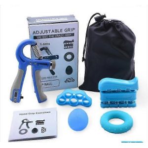 Renforçateur De Poignée,Kit D'entraînement D'entraînement D'avant-Bras De Comptage (Paquet De 6),Renforçateur De Poignée Réglable,Anneau De Préhension,Tendeur De Doigt,Exercice De Doigt - Neuf