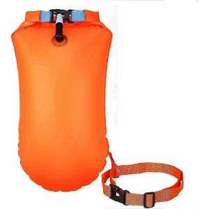 Bou&eacute;e de natation 20L Flotteur de remorquage de natation &eacute;tanche pour les nageurs en eau libre et les triathl&egrave;tes l&eacute;ger et visible - Neuf