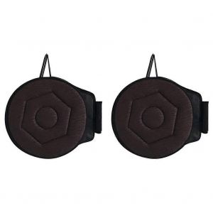 2pcs coussin de si&egrave;ge rotatif &agrave; 360 &deg; pour voiture,coussin de si&egrave;ge de 15,7 pouces marron - Neuf