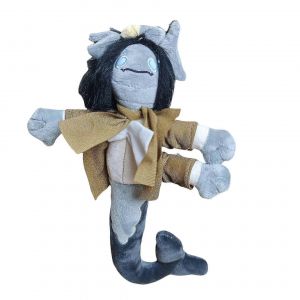 Peluche Sebastian Solace a pression entourant le jeu, marionnette et poupee en peluche - Neuf