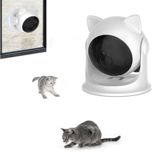 Jouet Automatique Pour Chat Chiens Animaux Intérieur,Auto Jouet Interactif Pour Chat Jouet Chasseur De Chats Avec Usb C Rechargeable Et Portées Ajustables - Neuf