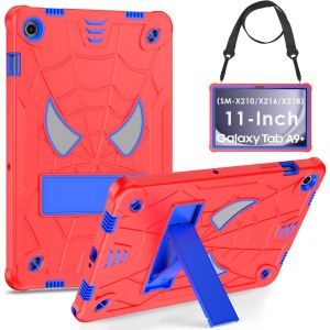 Tianyi-Étui De Protection Complet Pour Samsung Galaxy Tab A9+/A9 Plus 11"" 2023 Avec Support À Rabat Et Bandoulière Pour A9 Plus 2023 Sm-X210, Résistant Et Adapté Aux Enfants - Neuf