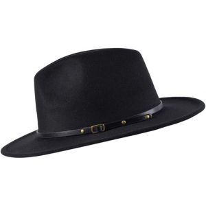Chapeau Fédora Hiver Rétro Pour Femme Et Homme - Bord Large 7 Cm, Feutre Vintage, Léger 0.11 Kg, Tour De Tête 55-58 Cm - Neuf