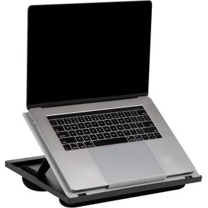 Anchor Collection Bureau Réglable Portable À 8 Positions Avec Coussins Intégrés, Gris, 29 X 38 X 7 Cm - Neuf