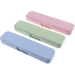 Boîte À Couverts Portable,Boîte De Rangement Pour La Vaisselle De Voyage,Ustensiles De Voyage,Boîte À Couverts,Fourchette,Cuillère,Baguettes,Ustensiles Pour Le Camping (Multicolore)3pcs-Yuhao - Neuf