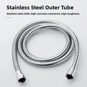 Pommeau De Douche Grand &Eacute;cran,Ensemble De Douche Booster En Mode 3 Vitesses,Sortie D'Eau,R&eacute;glage &Agrave; 3 Vitesses,Installations De Salle De Bain &Agrave; Domicile.1.5M Hose. - Neuf