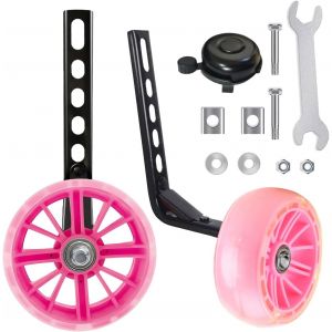 Roues De Support Pour Vélo D'enfant,Roues Stabilisatrices,Roulette Pour Vélo Enfant,Vélo Roue Auxiliaire,Stabilisateurs Velo Enfant,Roues D'entraînement Réglables Pour Enfants.[I299] - Neuf