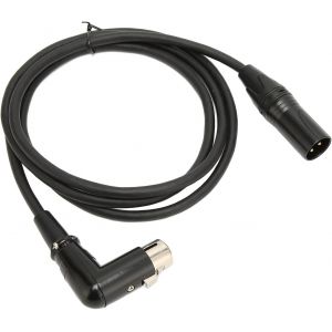 ChenQuanSarl-Câble De Microphone Xlr Mâle À Femelle, 1,5 M 3 Broches Mâle Droit À Pr Femelle À Angle Droit Câble De Microphone Xlr 4,9 Pieds - Neuf
