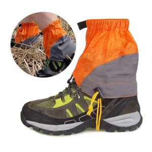 Paire De Orange Marche Guêtres, Imperméable À L'eau De Neige Guêtres Pour Les Chaussures, Léger Guêtres Pour L'exécution De - Neuf