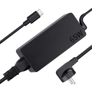 THEF-Chargeur pour Lenovo 65W USB-C Ordinateur Portable pour Lenovo Thinkpad X1 T14 T15 L13 L14 L15 E14 E15 T480 T480S T490 T580 T590 E480 E580 E590 X280 X380 L380 L480 Yoga Type-C Adaptateur Aliment - Neuf