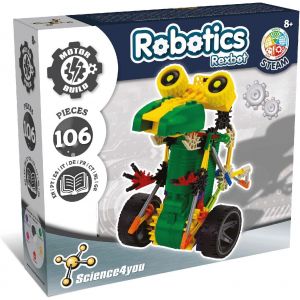 KALANKA-Robotique Rexbot - Kit Robot à Construire de 106 pièces, Enfants +8 Ans - Monter Un Robot Interactif pour Enfant avec ce Jeux de Construction; Activites Manuelles pour Garçons et Filles - Neuf