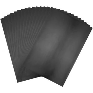 Lot De 50 Feuilles De Papier D'aluminium R&eacute;actif Pour Travaux Manuels,Papier Holographique,Transfert Thermique,Loisirs Cr&eacute;atifs,Scrapbooking,Estampage,Papier Cartonn&eacute; De Bricolage,20,1x29cm - Neuf