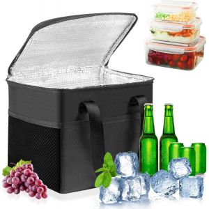 Kalanka-Sac Isotherme Repas, 8l Sac Glaciere Isotherme Repas, Glaciere Souple Isotherme, Pliable, &Eacute;tanche, Sac Glaci&egrave;re, Lunch Bag Isotherme Pour Pique Nique, Barbecue, Camping, Voyage - Neuf