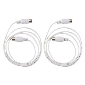 2Pcs Câble d'extension MIDI 5 broches mâle à 5 broches mâle Clavier de piano électrique Câble PC interne,1.5M - Neuf