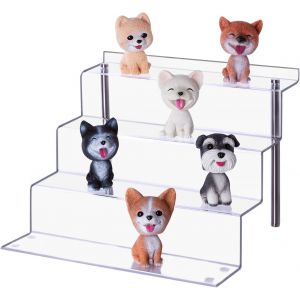 Pr&eacute;sentoir En Acrylique Pour Figurines Pops, Grand Pr&eacute;sentoir Transparent &Agrave; 4 &Eacute;tapes Pour Pr&eacute;sentoir Ou Collection, Produit De Dessert Cupcake-1 Paquet(30x28x22cm) - Neuf