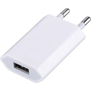 Chargeur Usb 5V/1A Adaptateur De Prise Usb Pour T&eacute;l&eacute;phone Portable, Smartwatch, &Eacute;couteurs,Tablette,Lecteur Ebook[Z2153] - Neuf