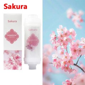Filtre Pour Pommeau De Douche Parfum&eacute;,Adoucisseur D'Eau,Am&eacute;liore L'&Eacute;pilation De La Peau,Supporter Ficateur De Douche,Accessoires Pour La Maison.Sakura-New. - Neuf