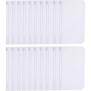 Pochette A6 Budget enveloppe, 20 Pack A6 Taille 6 Trous Dossier en Plastique Il Convient aux Personnes qui &iquest;&iquest;tudient et Travaillent pour Stocker des Objets - Neuf