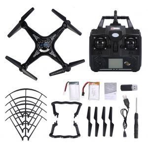 Helicoptere Telecommande Avec Camera Hd (Double Batterie Noire) - Neuf
