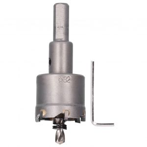 XYONG Comment scier un foret ouvre-foret en carbure TCT, outil de percage et de coupe pour metal et bois 32 mm - Neuf