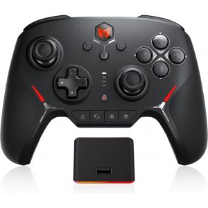 Bigbig Won Switch Pro Controller, Manette Mécanique Sans Fil, Boutons Personnalisés, Gyroscope 6 Axes, Double Choc, Macro, Turbo, 2,4ghz Pour Windows 10/Android/Ios/Switch - Neuf